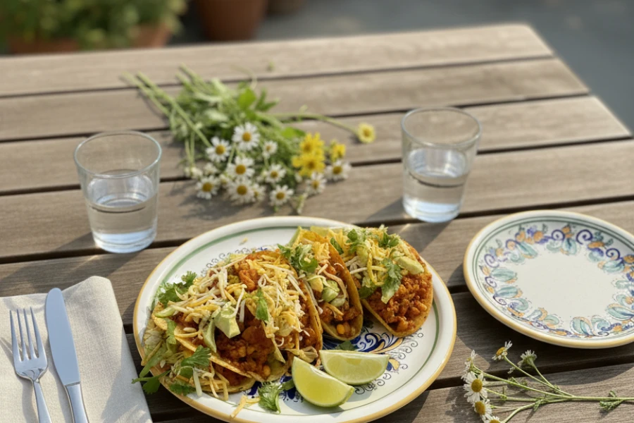 Wegańskie tacos z gyrosem