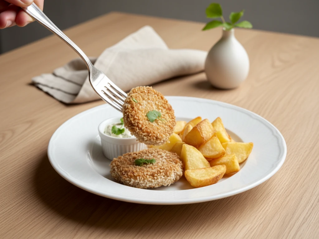 Roślinne nuggetsy rybne