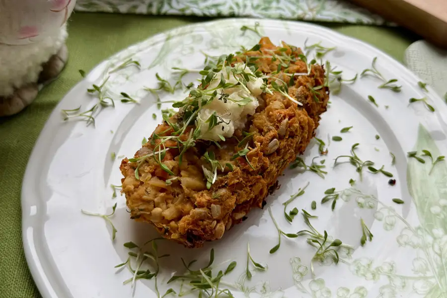 Pieczeń z soczewicy - pasztet wielkanocny