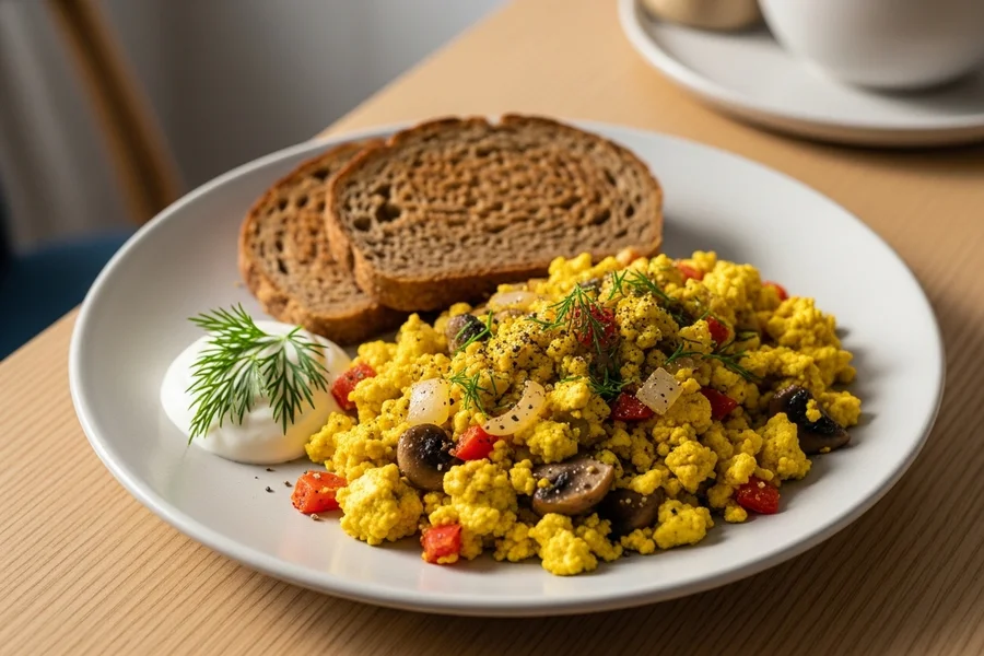 czwartek scrambled tofu po polsku