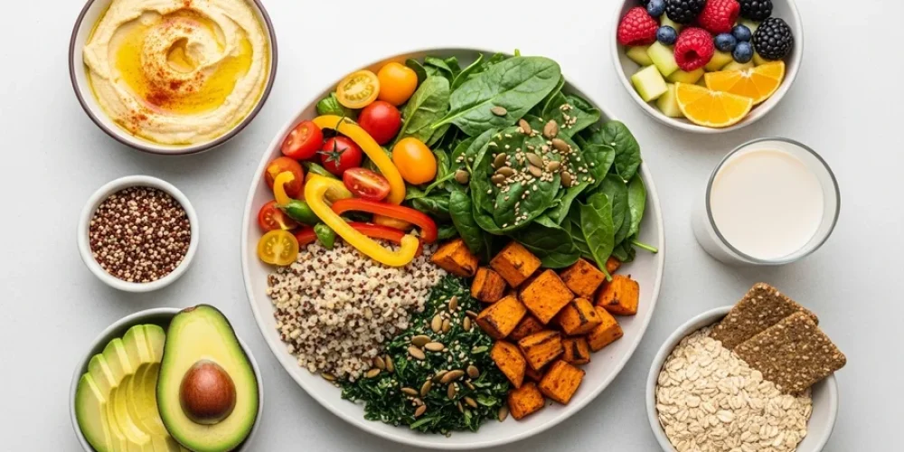 co jesc na diecie roslinnej gdy dziecko jest nieja