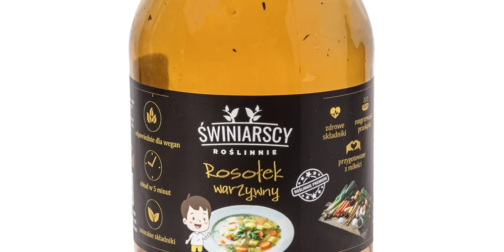 Wegański rosołek warzywny