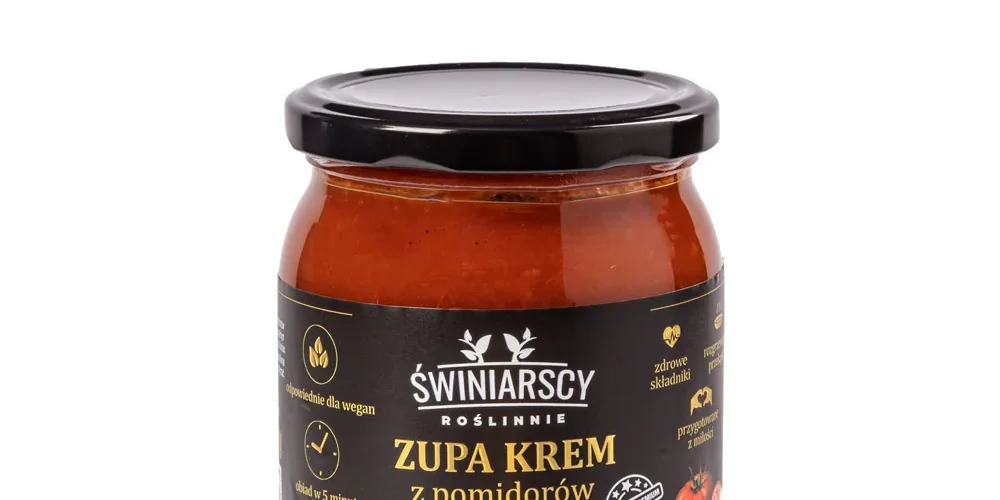 Wegańska zupa krem z pomidorów