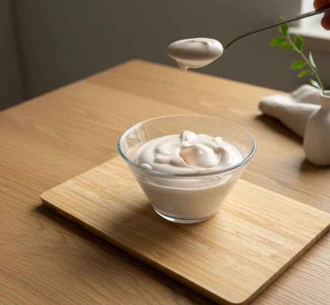 Domowy majonez bez jajek z aquafaby